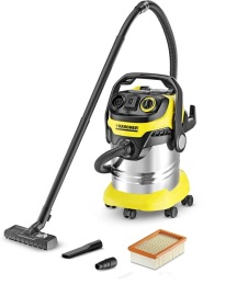 Промышленный пылесос Karcher WD 5 (уборка во время ремонта)  25л (увеличенная мощность + воздуходувку) в аренду