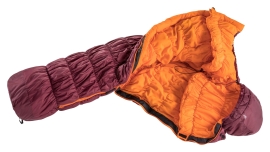 Спальник Deuter Exosphere -6° SL левый Maron/Mango в аренду