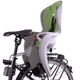 Детское велокресло Hamax Kiss Medium Grey/Green в аренду