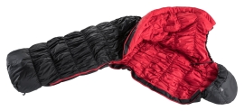 Спальник Deuter Exosphere 0° L левый Black/Fire в аренду
